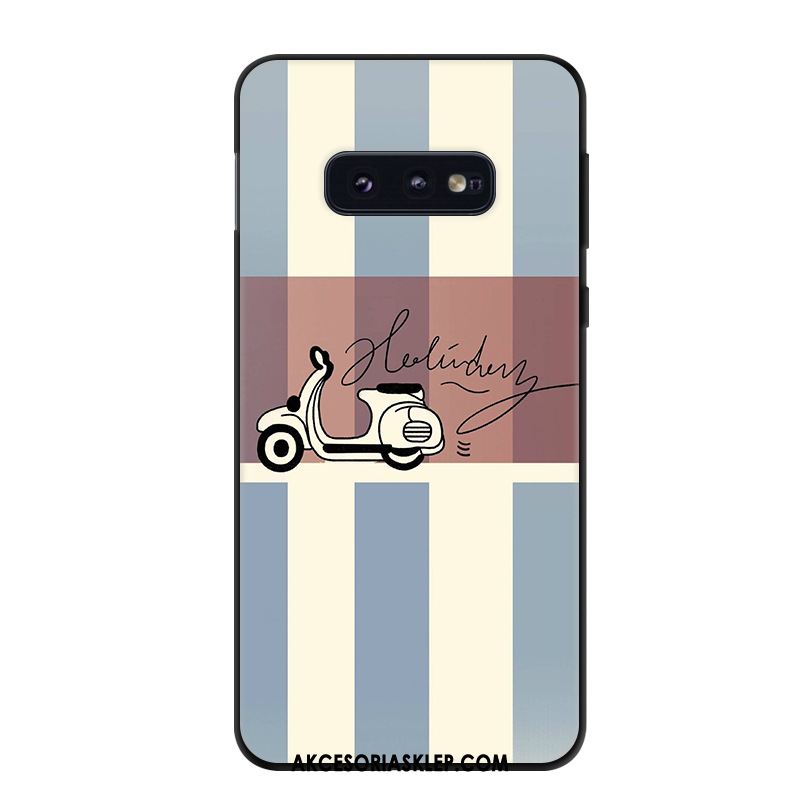 Futerał Samsung Galaxy S10e Tendencja Vintage Gwiazda Telefon Komórkowy Czerwony Etui Tanie