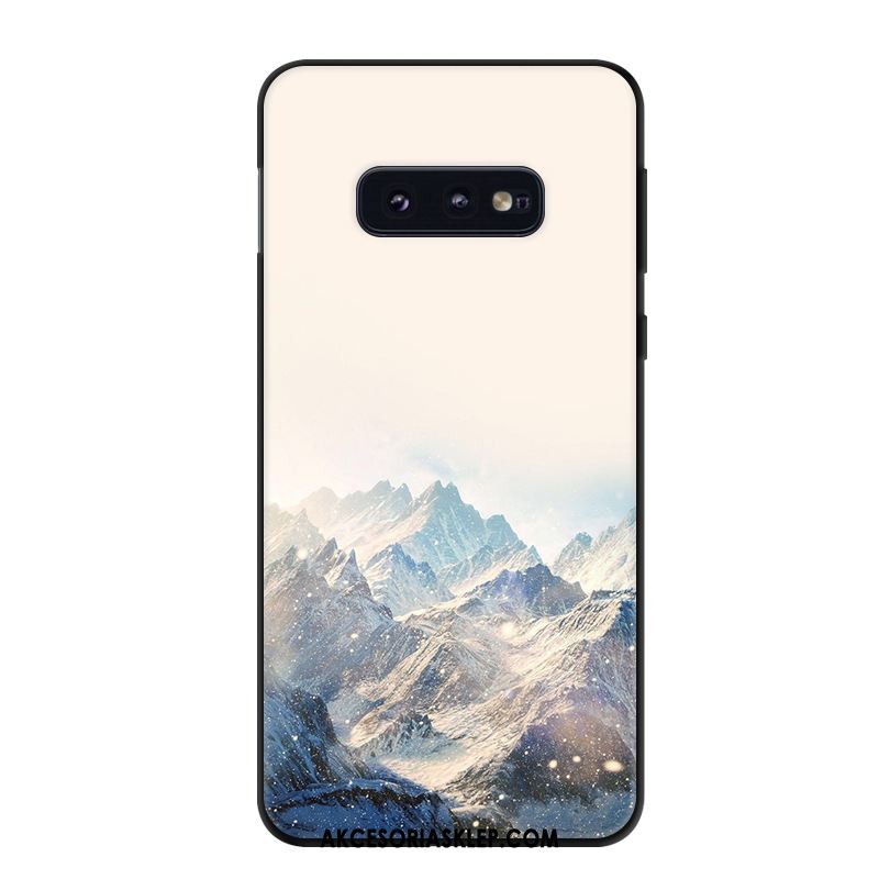 Futerał Samsung Galaxy S10e Tendencja Vintage Gwiazda Telefon Komórkowy Czerwony Etui Tanie