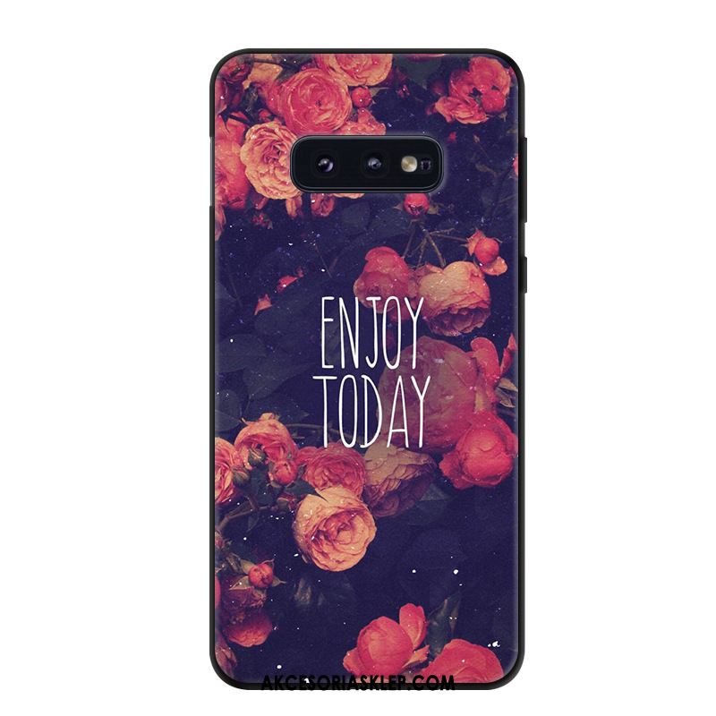 Futerał Samsung Galaxy S10e Tendencja Vintage Gwiazda Telefon Komórkowy Czerwony Etui Tanie