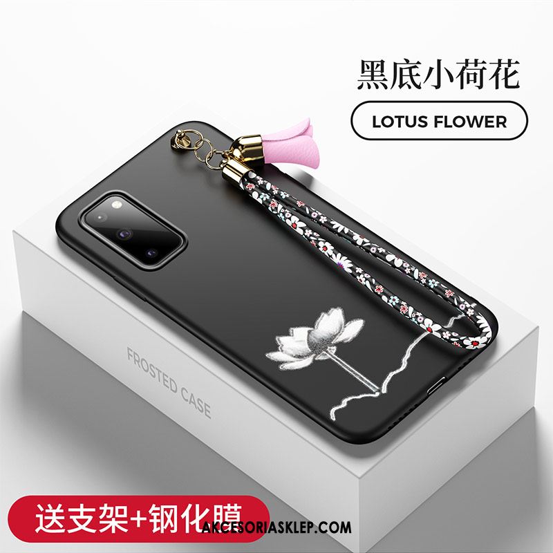 Futerał Samsung Galaxy S20 Czarny Kreatywne Kwiaty Gwiazda Kolor Obudowa Oferta