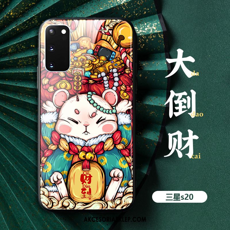 Futerał Samsung Galaxy S20+ Gwiazda Anti-fall Zielony Chiński Styl Telefon Komórkowy Etui Sprzedam