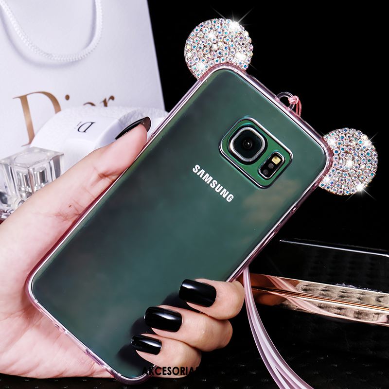 Futerał Samsung Galaxy S6 Edge Silikonowe Telefon Komórkowy Ochraniacz Wiszące Ozdoby Luksusowy Kup