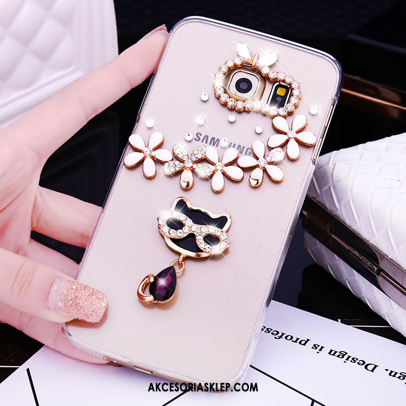 Futerał Samsung Galaxy S6 Edge Telefon Komórkowy Rhinestone Gwiazda Trudno Ochraniacz Etui Sprzedam