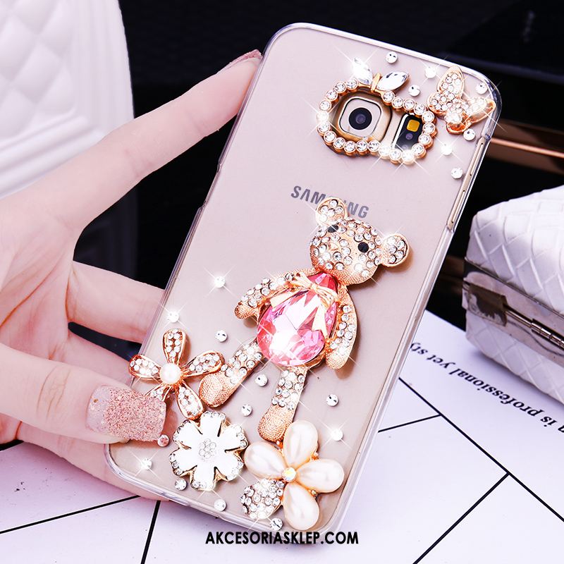 Futerał Samsung Galaxy S6 Edge Telefon Komórkowy Rhinestone Gwiazda Trudno Ochraniacz Etui Sprzedam