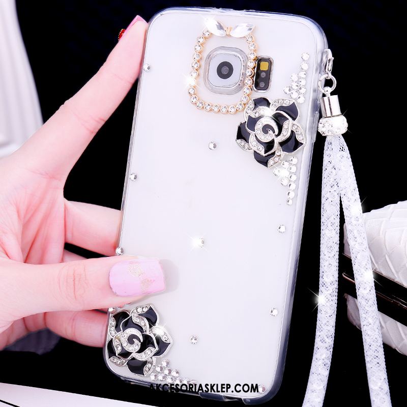 Futerał Samsung Galaxy S6 Gwiazda Ochraniacz Z Kryształkami Różowe Miękki Etui Sprzedam
