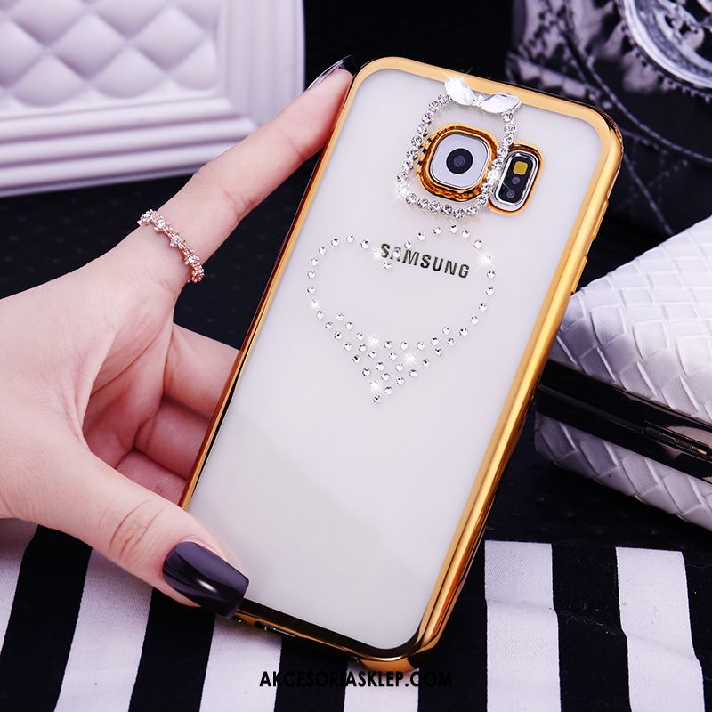 Futerał Samsung Galaxy S6 Rhinestone Silikonowe Tendencja Różowe Gwiazda Obudowa Oferta