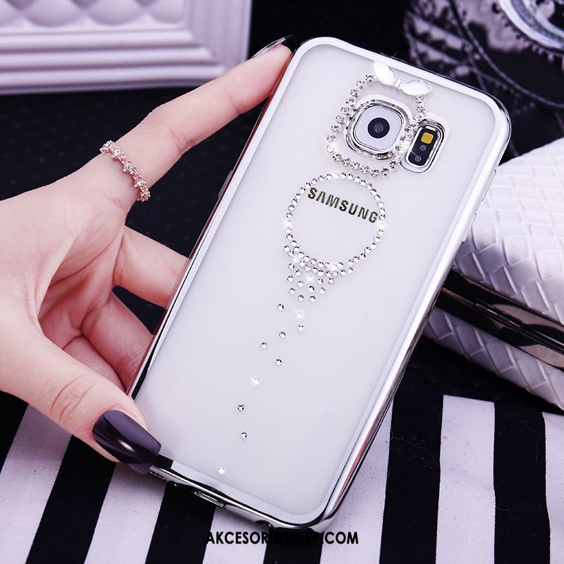 Futerał Samsung Galaxy S6 Rhinestone Silikonowe Tendencja Różowe Gwiazda Obudowa Oferta