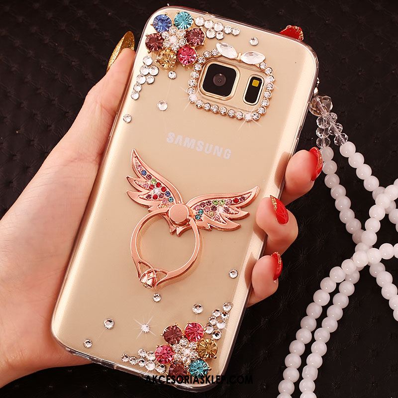 Futerał Samsung Galaxy S6 Ring Telefon Komórkowy Ochraniacz Gwiazda Rhinestone Etui Sklep