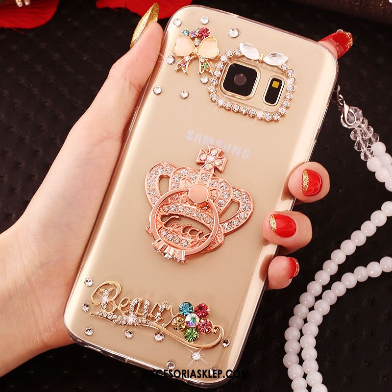 Futerał Samsung Galaxy S6 Ring Telefon Komórkowy Ochraniacz Gwiazda Rhinestone Etui Sklep