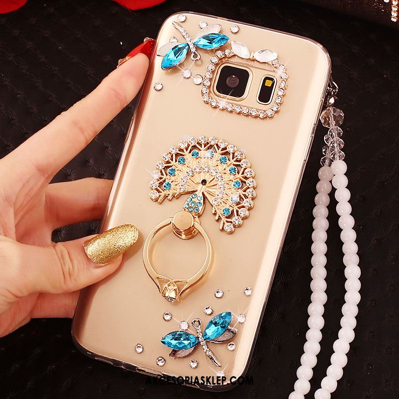 Futerał Samsung Galaxy S6 Ring Telefon Komórkowy Ochraniacz Gwiazda Rhinestone Etui Sklep