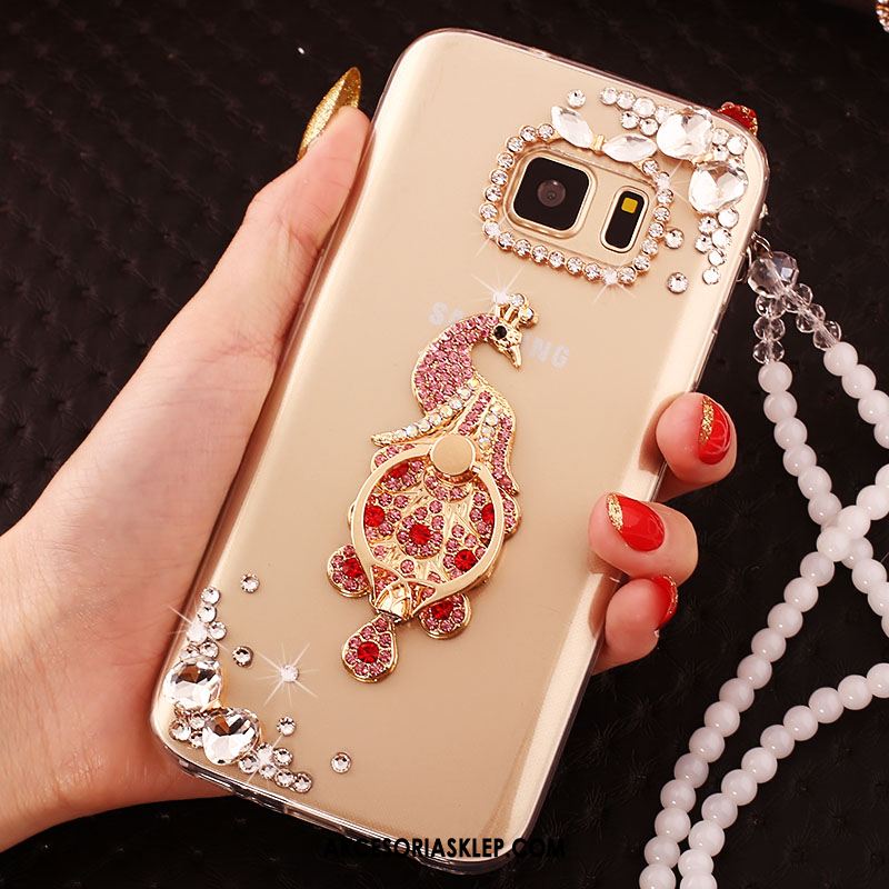 Futerał Samsung Galaxy S6 Ring Telefon Komórkowy Ochraniacz Gwiazda Rhinestone Etui Sklep