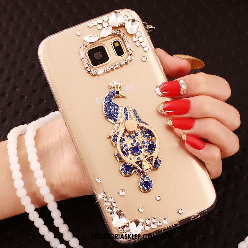 Futerał Samsung Galaxy S6 Ring Telefon Komórkowy Ochraniacz Gwiazda Rhinestone Etui Sklep