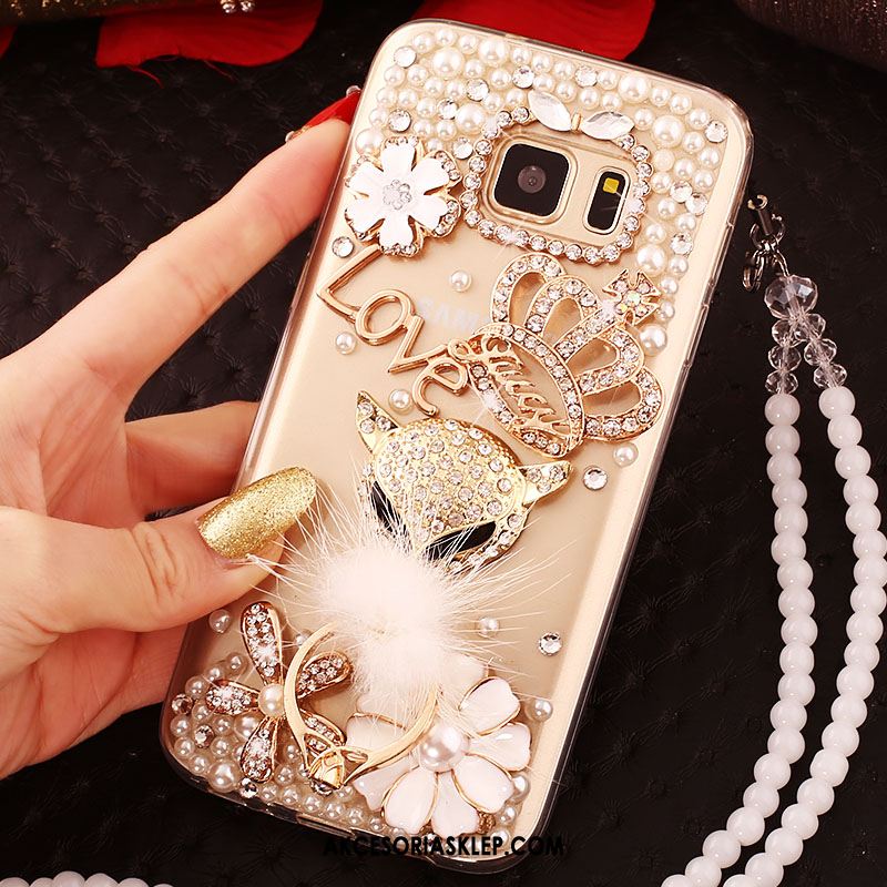 Futerał Samsung Galaxy S6 Ring Telefon Komórkowy Ochraniacz Gwiazda Rhinestone Etui Sklep