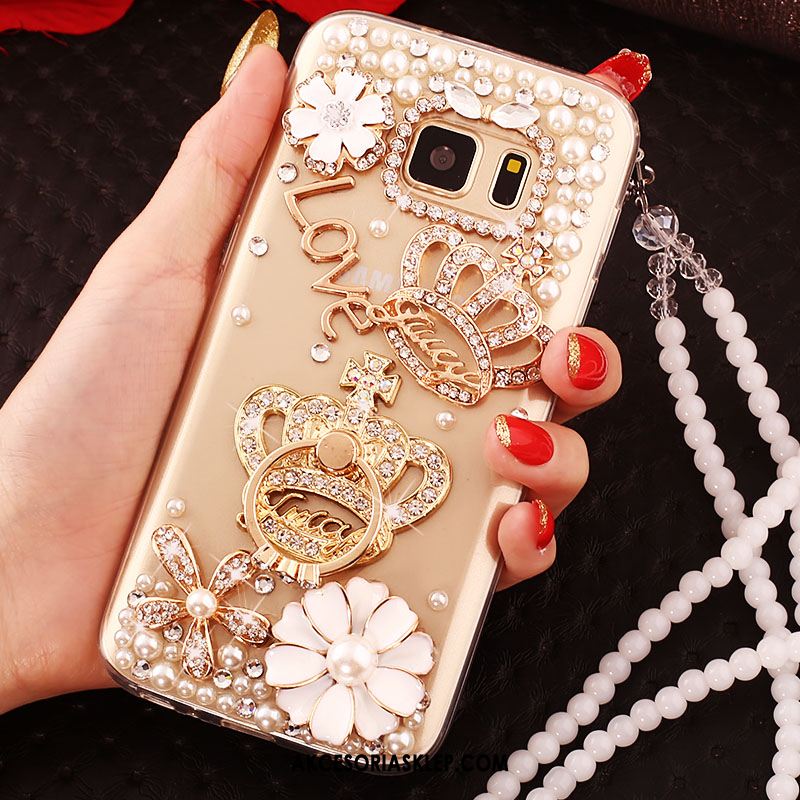 Futerał Samsung Galaxy S6 Ring Telefon Komórkowy Ochraniacz Gwiazda Rhinestone Etui Sklep