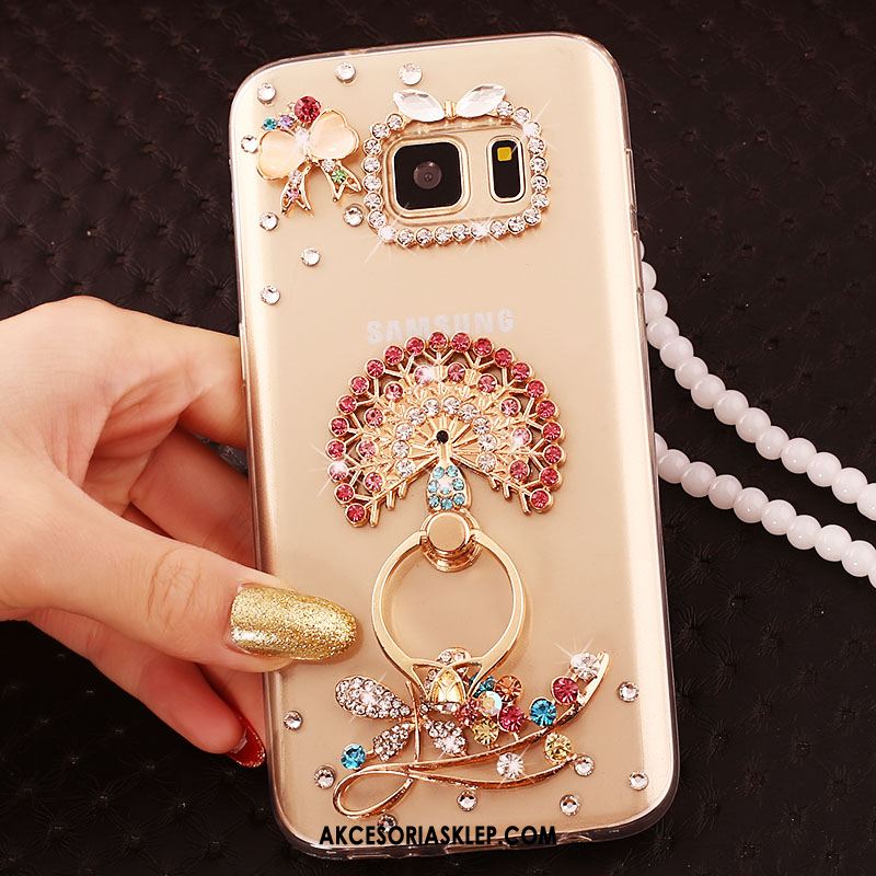 Futerał Samsung Galaxy S6 Ring Telefon Komórkowy Ochraniacz Gwiazda Rhinestone Etui Sklep