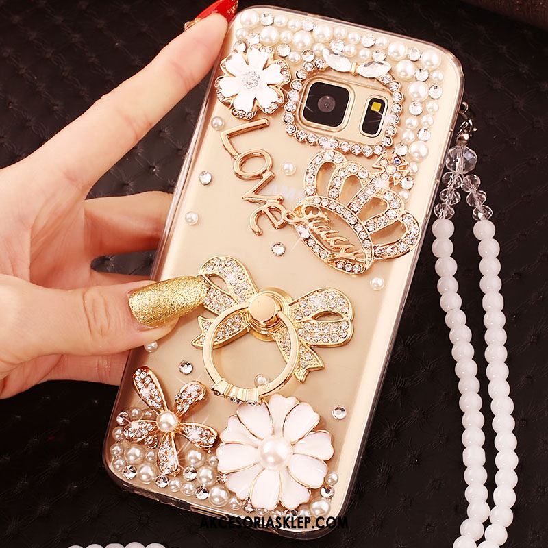 Futerał Samsung Galaxy S6 Ring Telefon Komórkowy Ochraniacz Gwiazda Rhinestone Etui Sklep