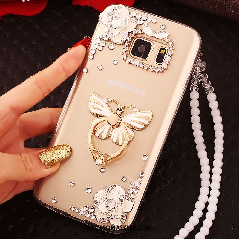 Futerał Samsung Galaxy S6 Ring Telefon Komórkowy Ochraniacz Gwiazda Rhinestone Etui Sklep