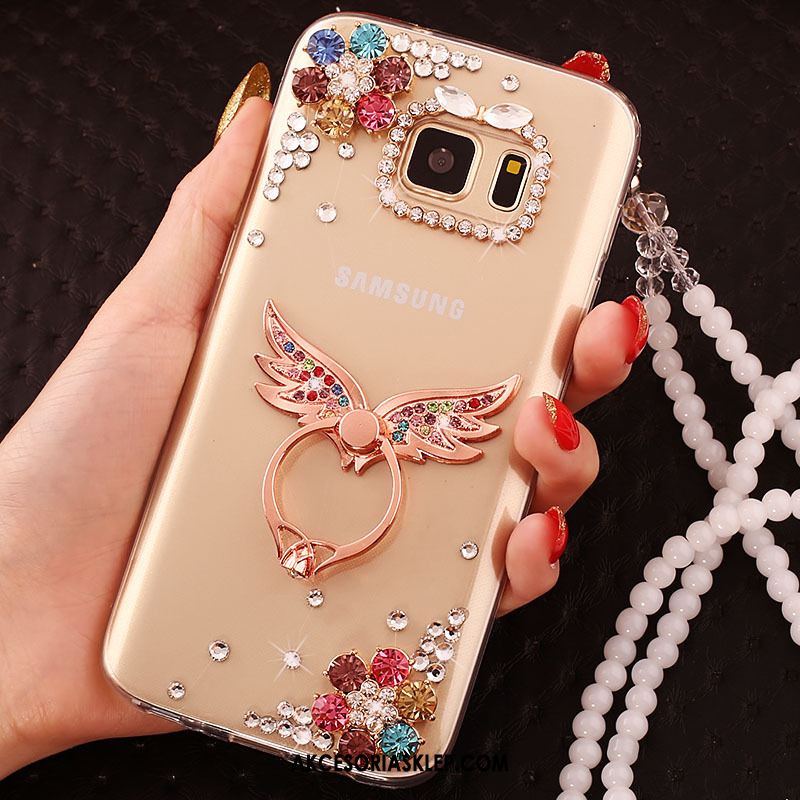 Futerał Samsung Galaxy S7 Edge Różowe Ochraniacz Miękki Wisząca Szyja Gwiazda Obudowa Sprzedam
