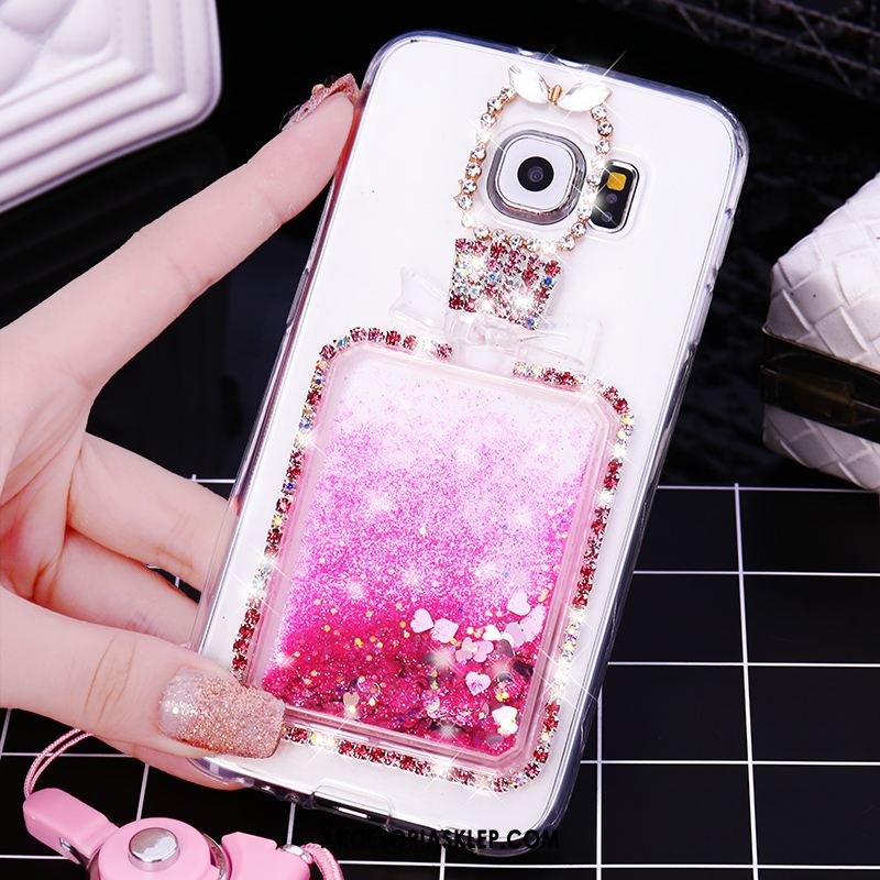 Futerał Samsung Galaxy S7 Ochraniacz Silikonowe Gwiazda Quicksand Rhinestone Tanie