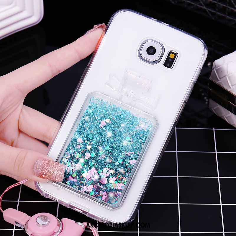 Futerał Samsung Galaxy S7 Ochraniacz Silikonowe Gwiazda Quicksand Rhinestone Tanie