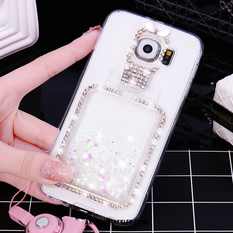 Futerał Samsung Galaxy S7 Ochraniacz Silikonowe Gwiazda Quicksand Rhinestone Tanie