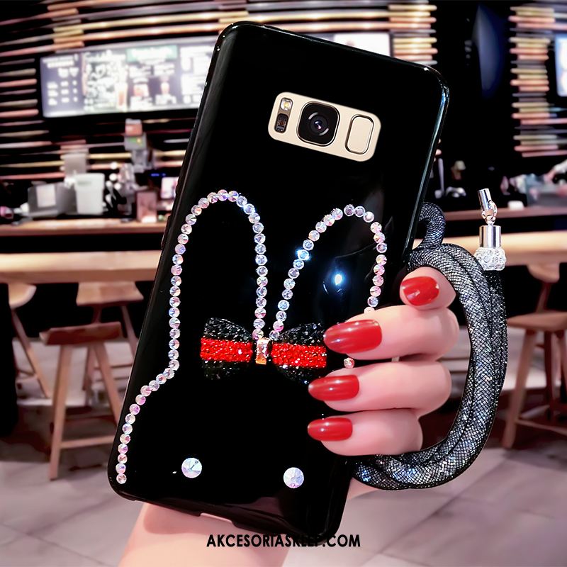 Futerał Samsung Galaxy S8 Czarny Silikonowe Gwiazda Ochraniacz Rhinestone Pokrowce Sprzedam