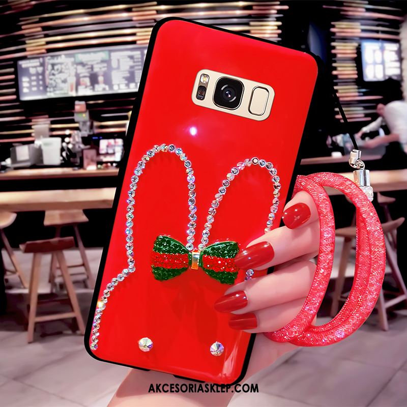 Futerał Samsung Galaxy S8 Czarny Silikonowe Gwiazda Ochraniacz Rhinestone Pokrowce Sprzedam