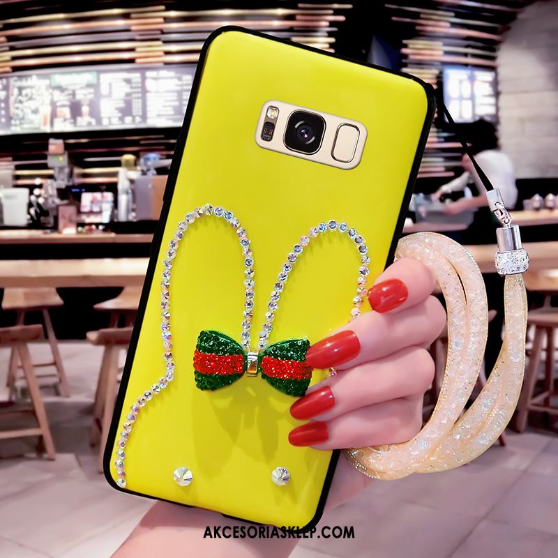 Futerał Samsung Galaxy S8 Czarny Silikonowe Gwiazda Ochraniacz Rhinestone Pokrowce Sprzedam