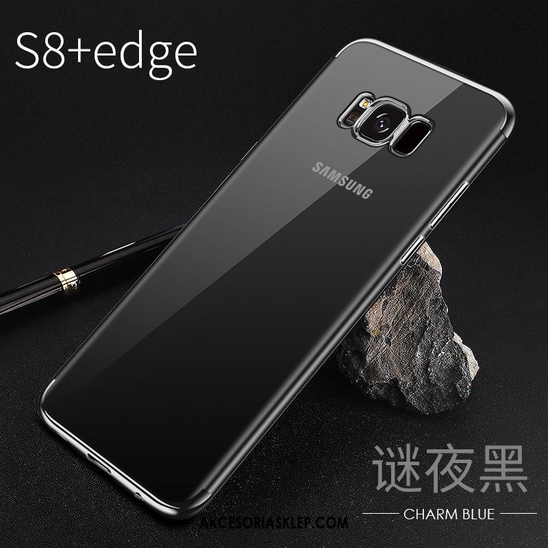 Futerał Samsung Galaxy S8+ Poszycie Anti-fall Przezroczysty Czerwony Cienkie Etui Sprzedam