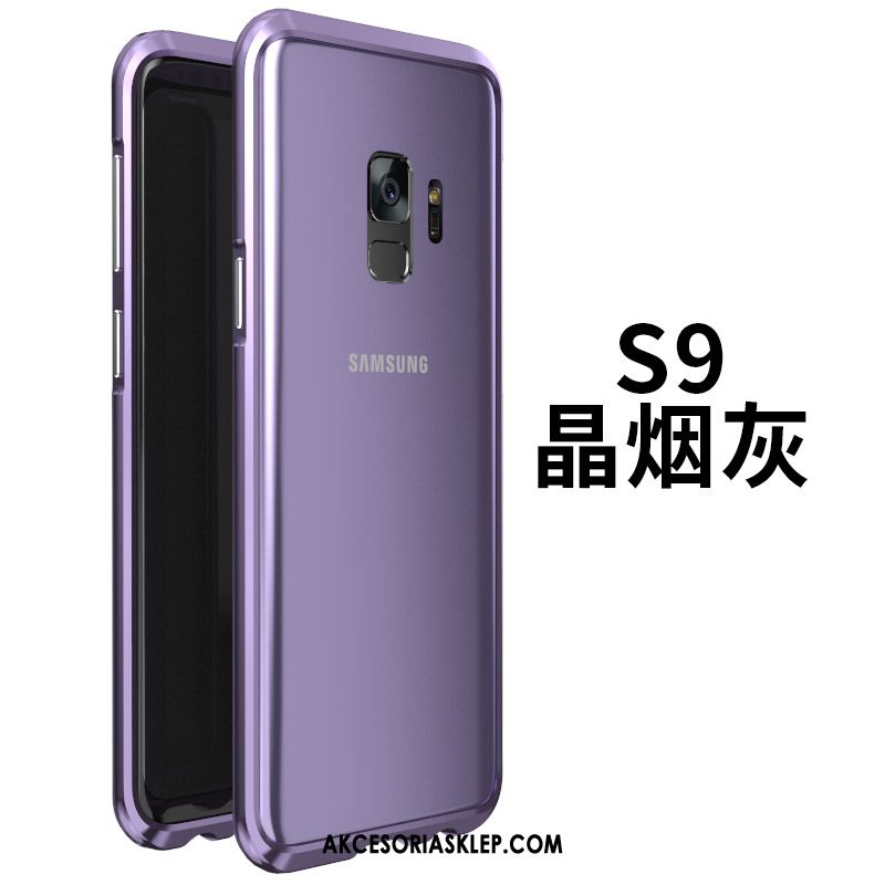 Futerał Samsung Galaxy S9 Czarny Metal Telefon Komórkowy Nubuku Granica Obudowa Sprzedam