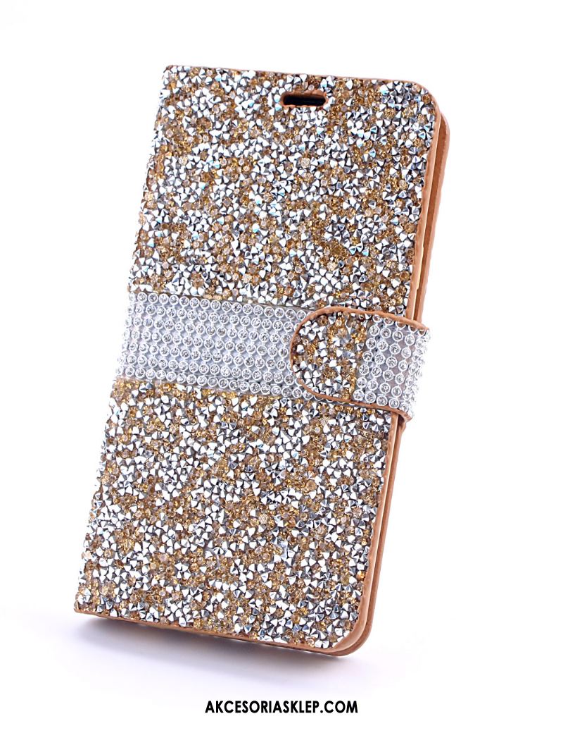 Futerał Samsung Galaxy S9+ Rhinestone Ochraniacz Wzór Czerwony Skórzany Futerał Etui Kup