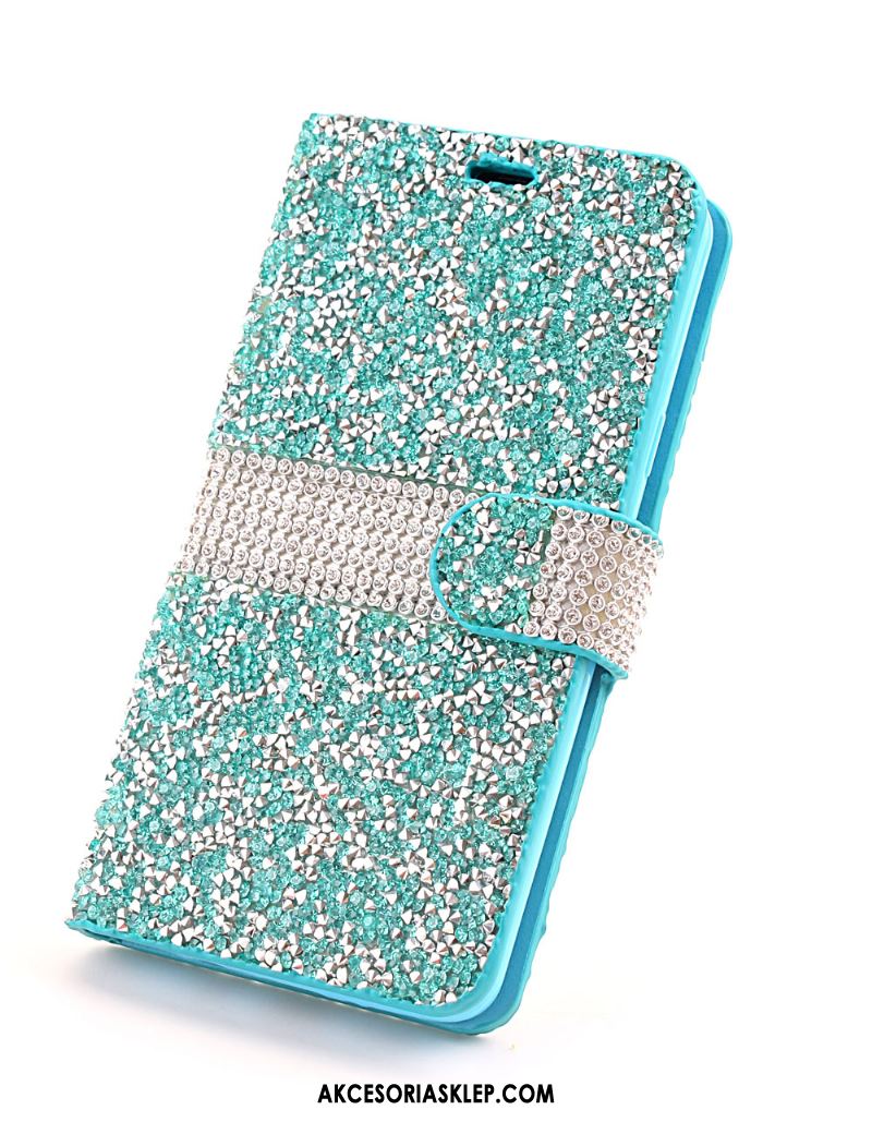 Futerał Samsung Galaxy S9+ Rhinestone Ochraniacz Wzór Czerwony Skórzany Futerał Etui Kup