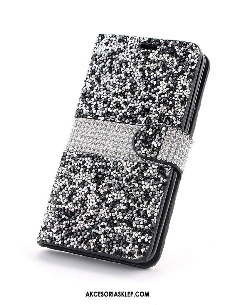 Futerał Samsung Galaxy S9+ Rhinestone Ochraniacz Wzór Czerwony Skórzany Futerał Etui Kup