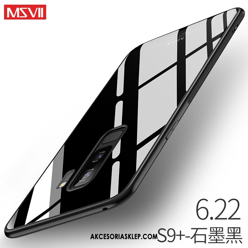 Futerał Samsung Galaxy S9 Silikonowe Tendencja Czarny Telefon Komórkowy Szkło Etui Tanie
