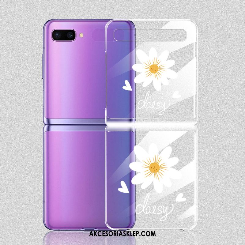 Futerał Samsung Z Flip Anti-fall Przezroczysty Czerwony Netto Gwiazda Zakochani Pokrowce Tanie