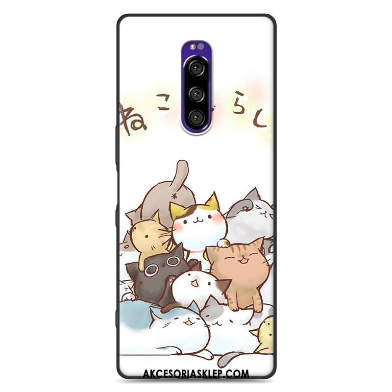 Futerał Sony Xperia 1 Ciemno Niebieski Telefon Komórkowy Piękny Kreatywne Silikonowe Pokrowce Sklep