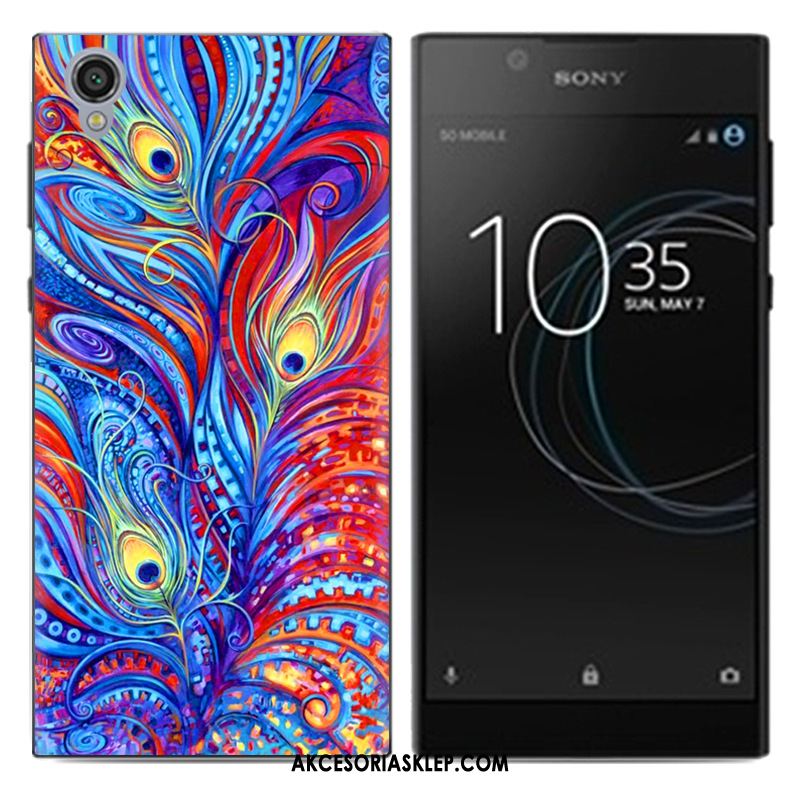 Futerał Sony Xperia L1 Anti-fall Ochraniacz Czarny Kolor Pu Pokrowce Sklep