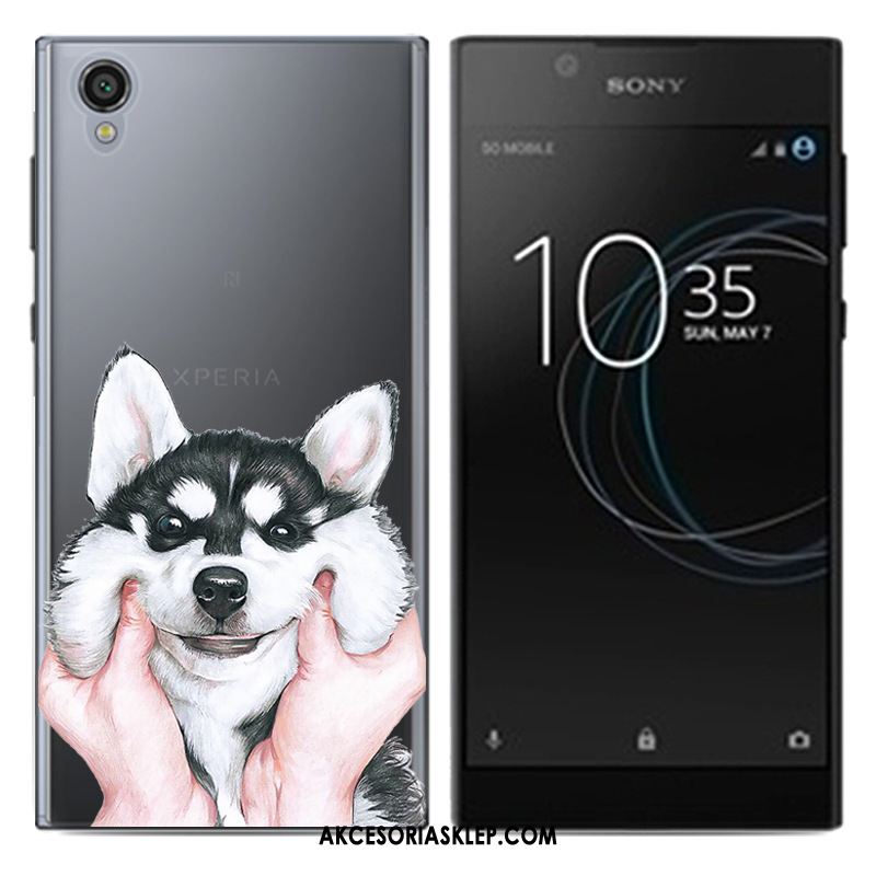 Futerał Sony Xperia L1 Anti-fall Ochraniacz Czarny Kolor Pu Pokrowce Sklep