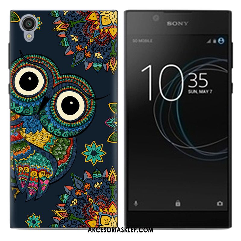 Futerał Sony Xperia L1 Anti-fall Ochraniacz Czarny Kolor Pu Pokrowce Sklep