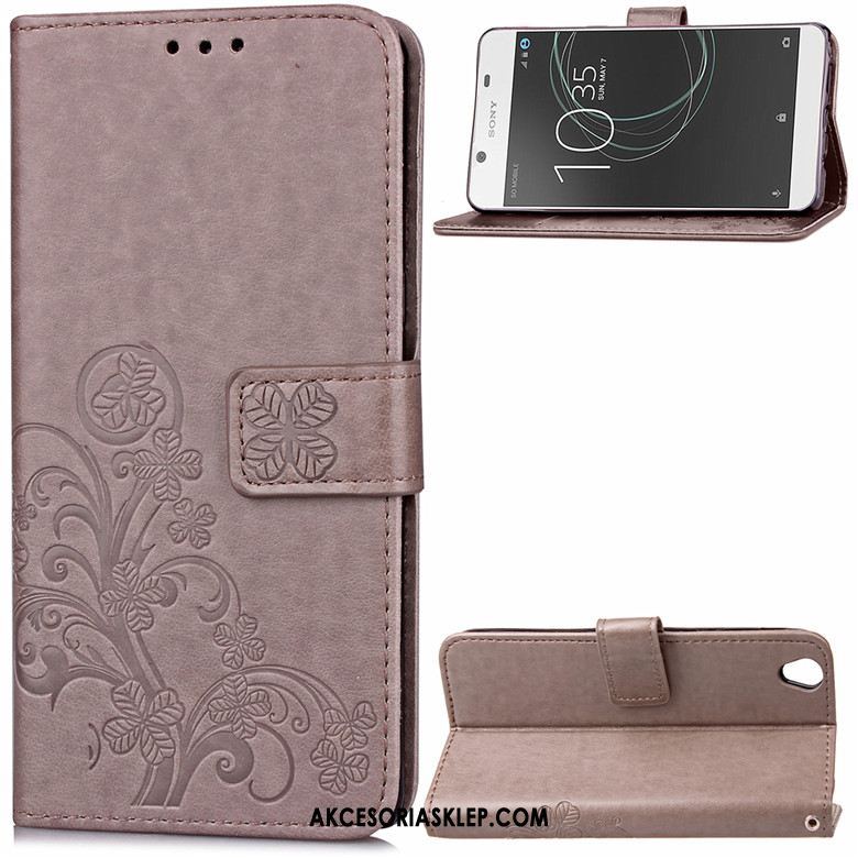Futerał Sony Xperia L1 Ochraniacz Purpurowy Telefon Komórkowy Wiszące Ozdoby Skórzany Futerał Etui Kup