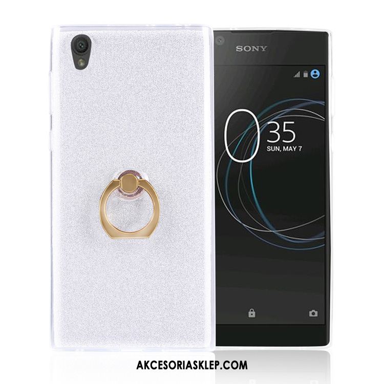 Futerał Sony Xperia L1 Silikonowe Anti-fall Czarny Ring Ochraniacz Tanie