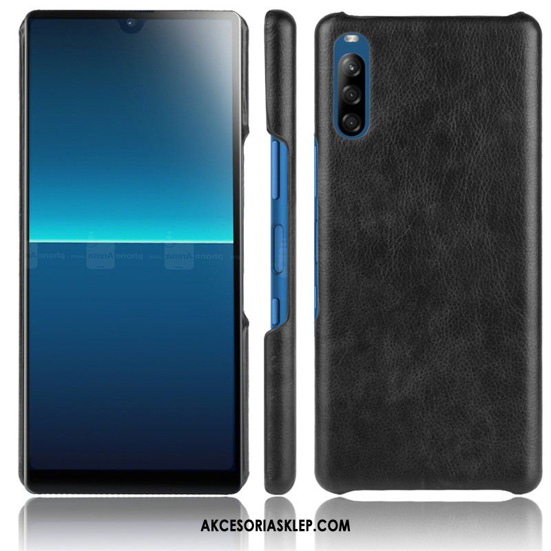 Futerał Sony Xperia L4 Torby Trudno Skóra Wzór Litchi Etui Sklep
