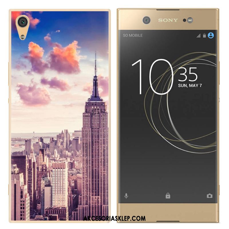 Futerał Sony Xperia Xa1 Ultra Kreatywne Miękki Biały Niebieski Sceneria Kup