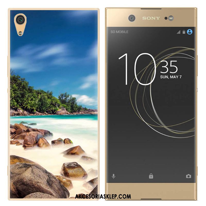 Futerał Sony Xperia Xa1 Ultra Kreatywne Miękki Biały Niebieski Sceneria Kup