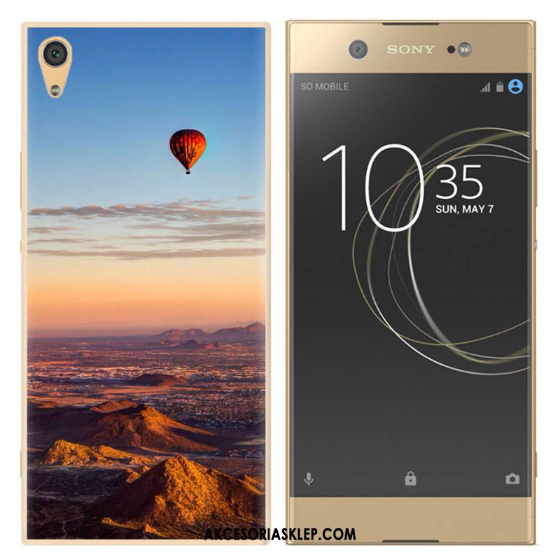 Futerał Sony Xperia Xa1 Ultra Kreatywne Miękki Biały Niebieski Sceneria Kup