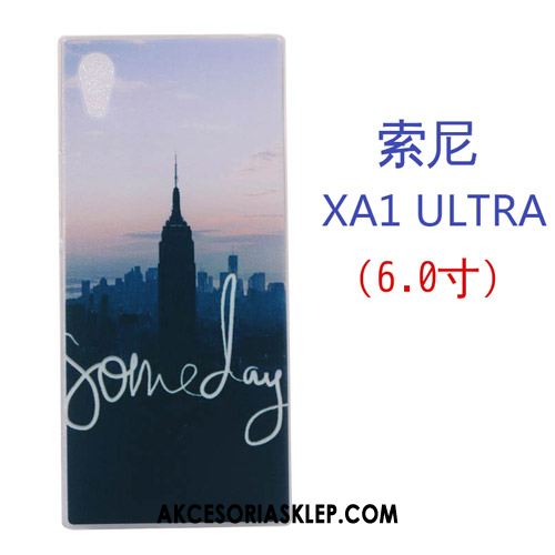 Futerał Sony Xperia Xa1 Ultra Purpurowy Kreatywne Kreskówka Silikonowe Miękki Etui Sklep