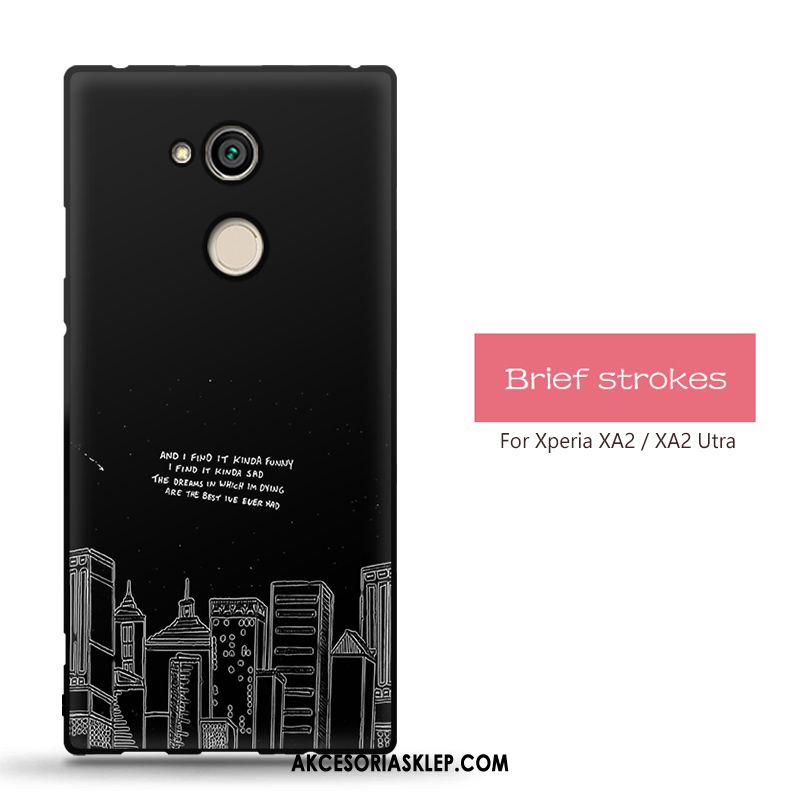 Futerał Sony Xperia Xa2 Ultra Silikonowe All Inclusive Telefon Komórkowy Miękki Czarny Obudowa Tanie