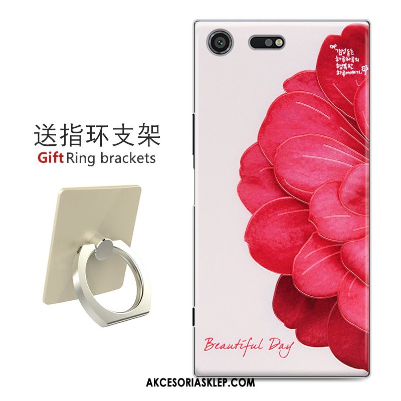 Futerał Sony Xperia Xz Premium Trudno Telefon Komórkowy Ochraniacz Relief Różowe Obudowa Sklep