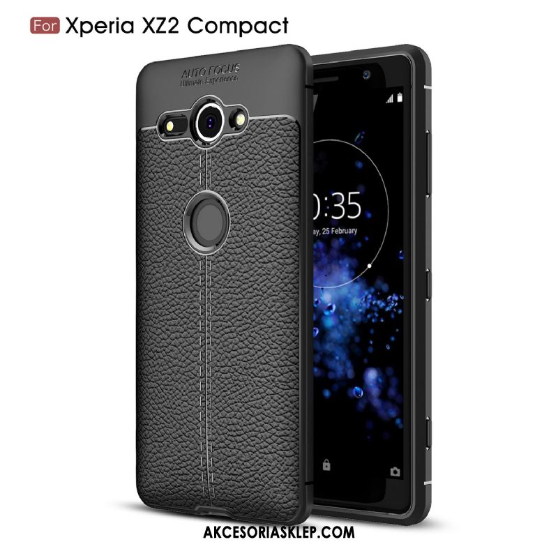 Futerał Sony Xperia Xz2 Compact Czerwony Anti-fall All Inclusive Miękki Wzór Etui Kup