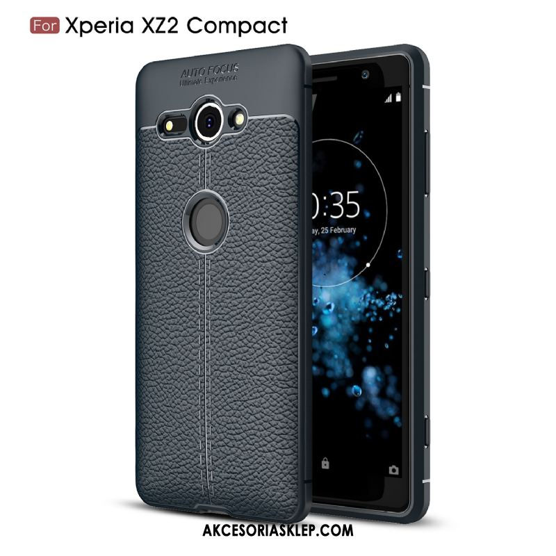 Futerał Sony Xperia Xz2 Compact Czerwony Anti-fall All Inclusive Miękki Wzór Etui Kup